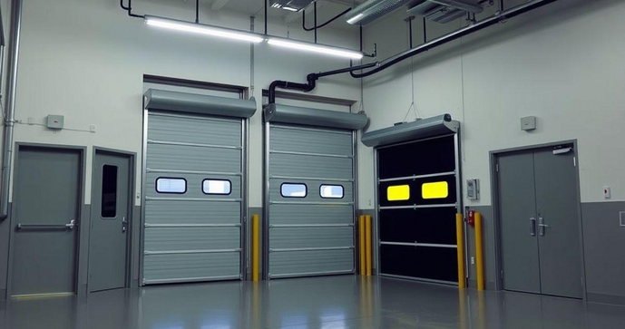 Serviço De Montagem De Porta De Enrolar Automática Eficiente